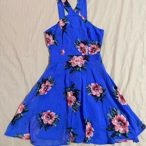Charlotte Russe Blue Floral Dress